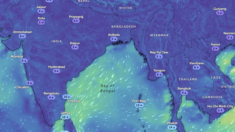 ঘূর্ণিঝড় সৃষ্টির পূর্বাভাস, আকাশ থাকবে আংশিক মেঘলা